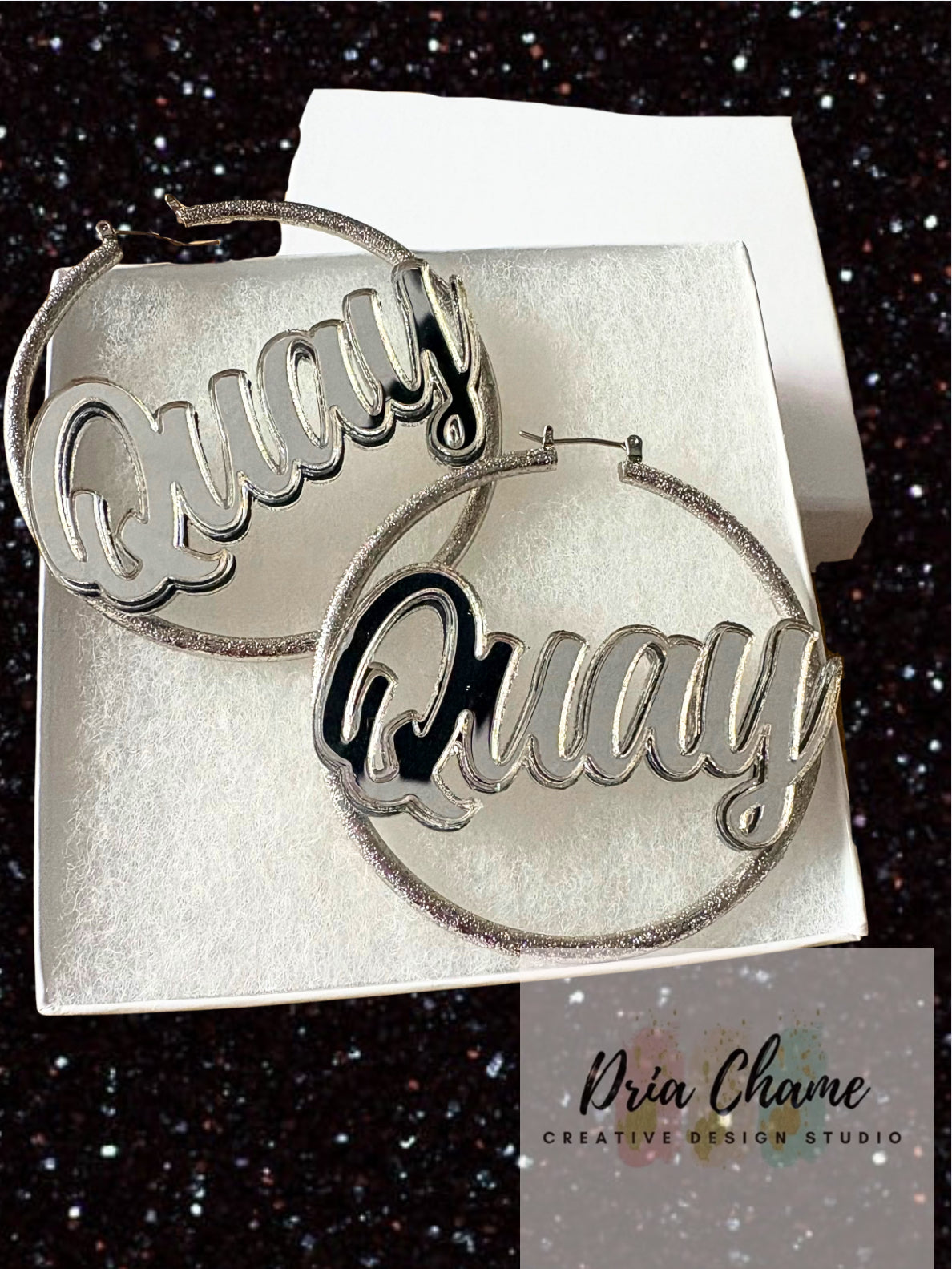 Non-bamboo nameplate hoops