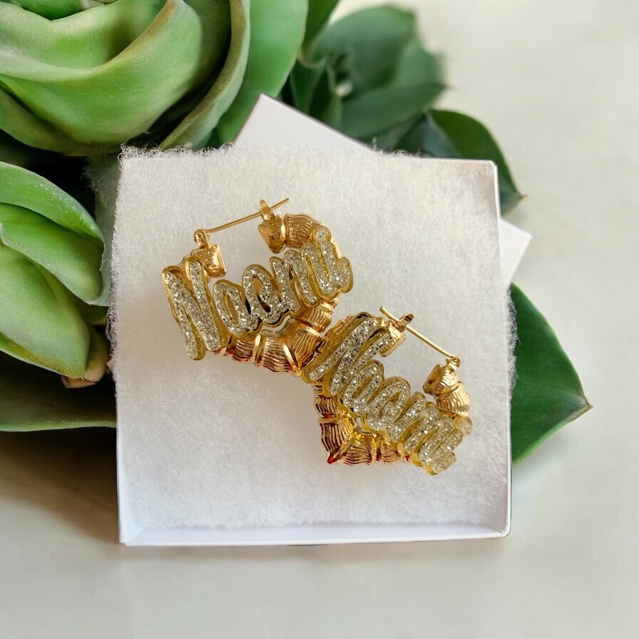 Custom 2 layer bamboo hoops