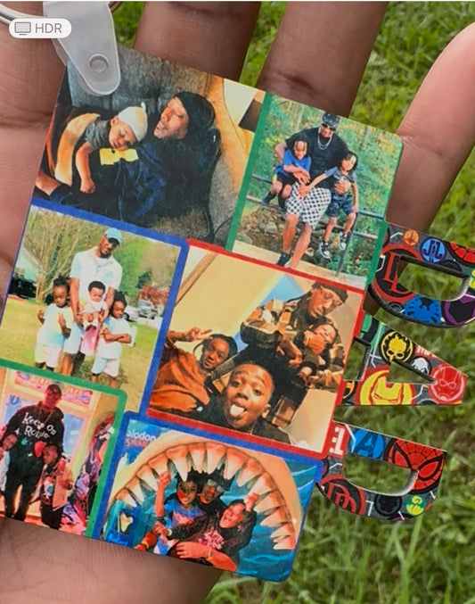 Dad Photo Keychain